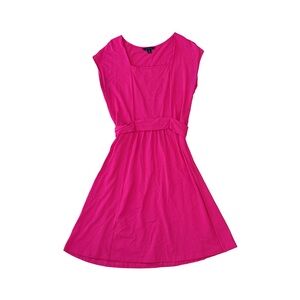 Lands' End Vibrant Pink Women’s Casual Dress (Size S)